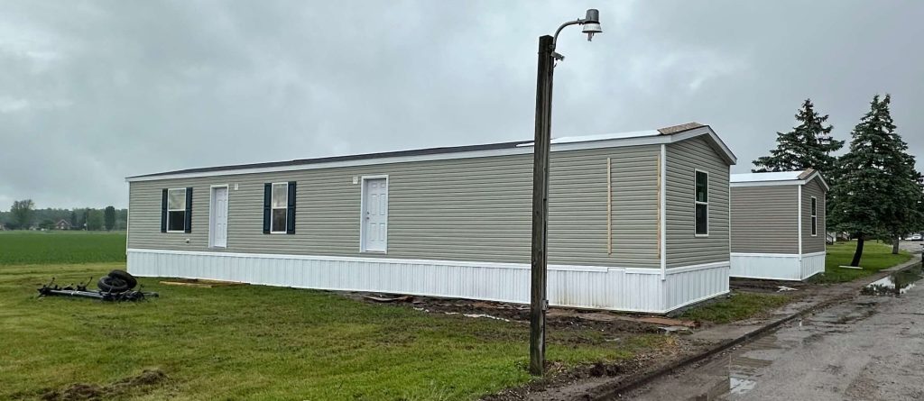 Skirting Around Mobile Home