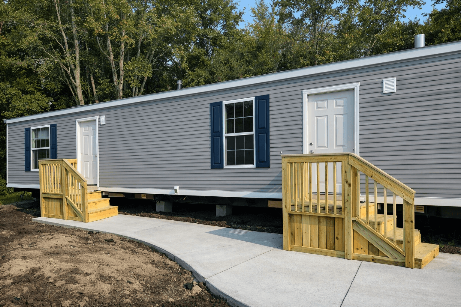 KDMStairs.AttachedToMobileHome